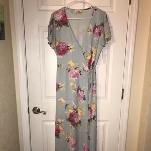 Maxi floral dress
